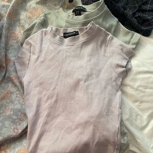 2 Streetwear Society Pastel Ribbed Tops